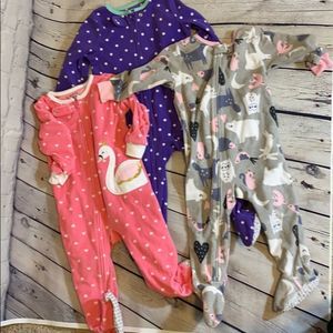 Carter’s Onesie sleepers  3 for $15